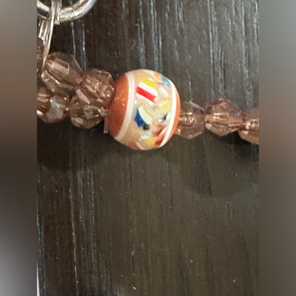 Petite jeweled sequin fabric evening beaded handled handbag. New - Picture 5 of 16